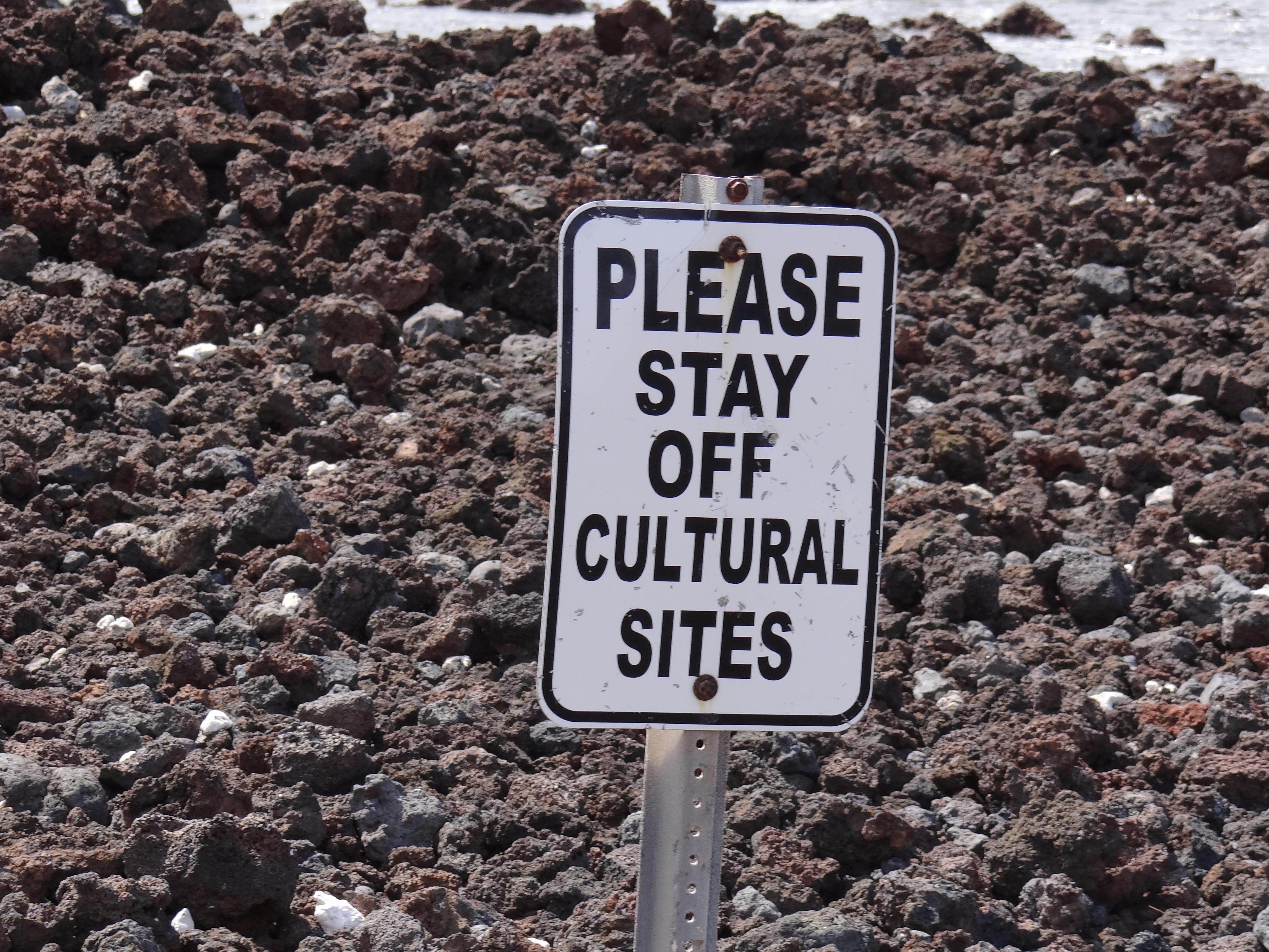 Sign - Stay Off Cultural Sites